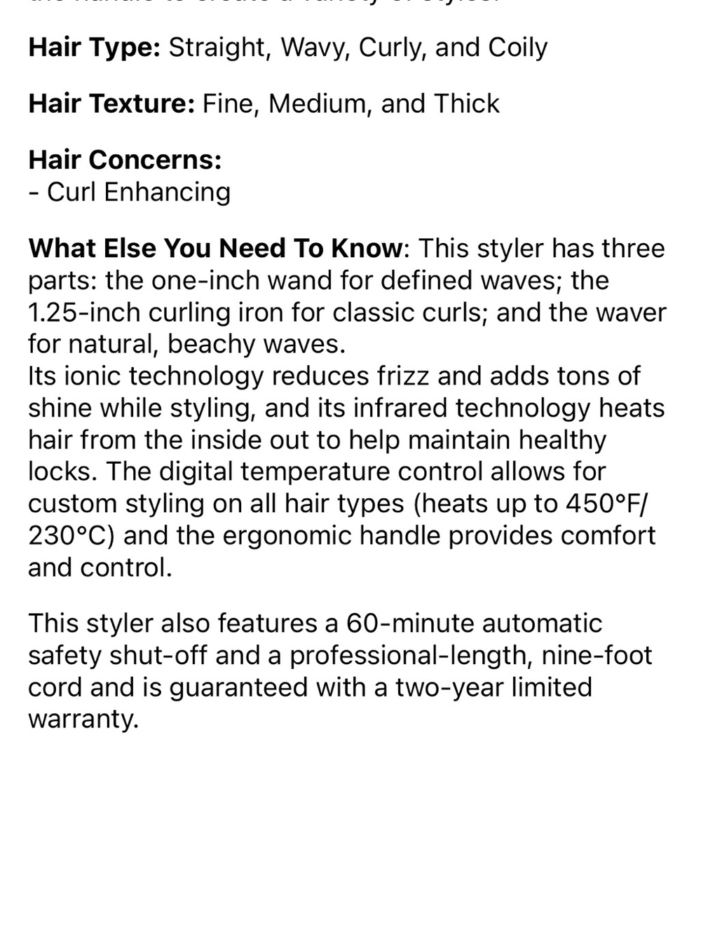Drybar the mixologist interchangeable styling iron - Picture 5 of 5